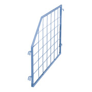 VARIOfit Palettenaufsatz Trenngitter schräg Tiefe 750 mm Nutzhöhe 1.000/500 mm