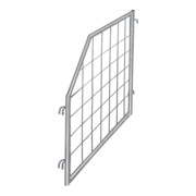 VARIOfit Palettenaufsatz Trenngitter verzinkt schräg Tiefe 750 mm Nutzhöhe 1.000/500 mm