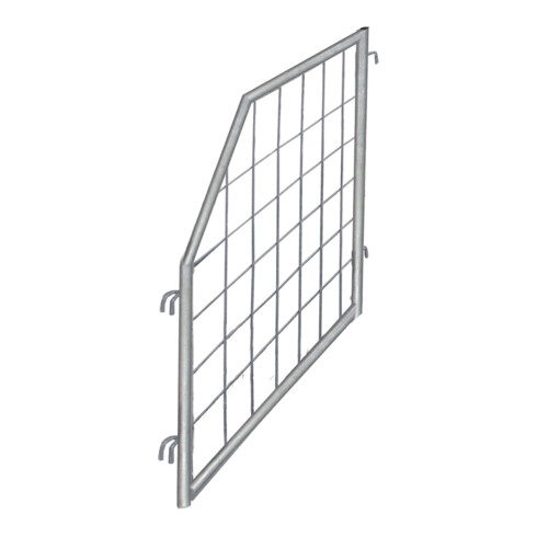 VARIOfit Palettenaufsatz Trenngitter verzinkt schräg Tiefe 750 mm Nutzhöhe 1.600/800 mm