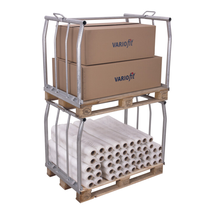 VARIOfit Palettenaufsatz Typ 66 verzinkt 1.200 x 800 mm Nutzhöhe 800 mm