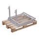 VARIOfit Palettentête type 66 galvanisé 1 200 x 800 mm Hauteur utile 800 mm