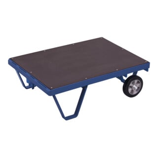 VARIOfit Plateau roulant haute charge, capacité 1000 kg, pneus en caoutchouc plein élastique