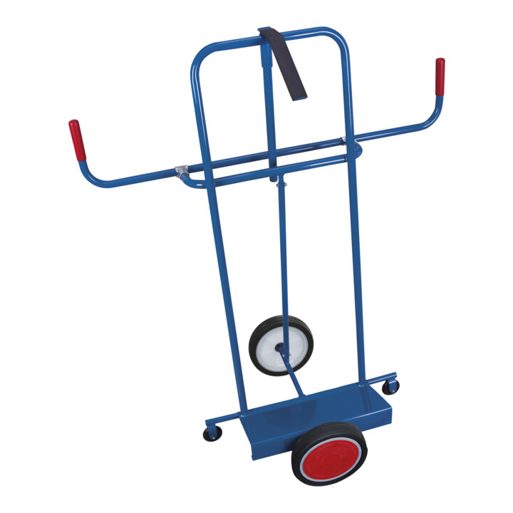 VARIOfit Plattenkarre mit variabler Plattensicherung Vollgummibereifung