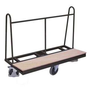 VARIOfit Plattenwagen rhombische Rollenanordnung RAL 7016