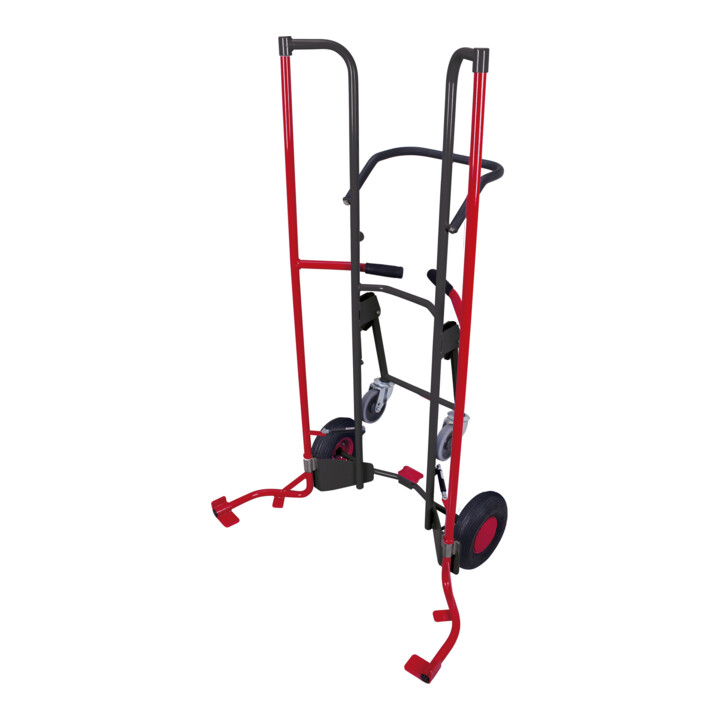 VARIOfit Reifenkarre mit 2 Stützrädern RAL 7016