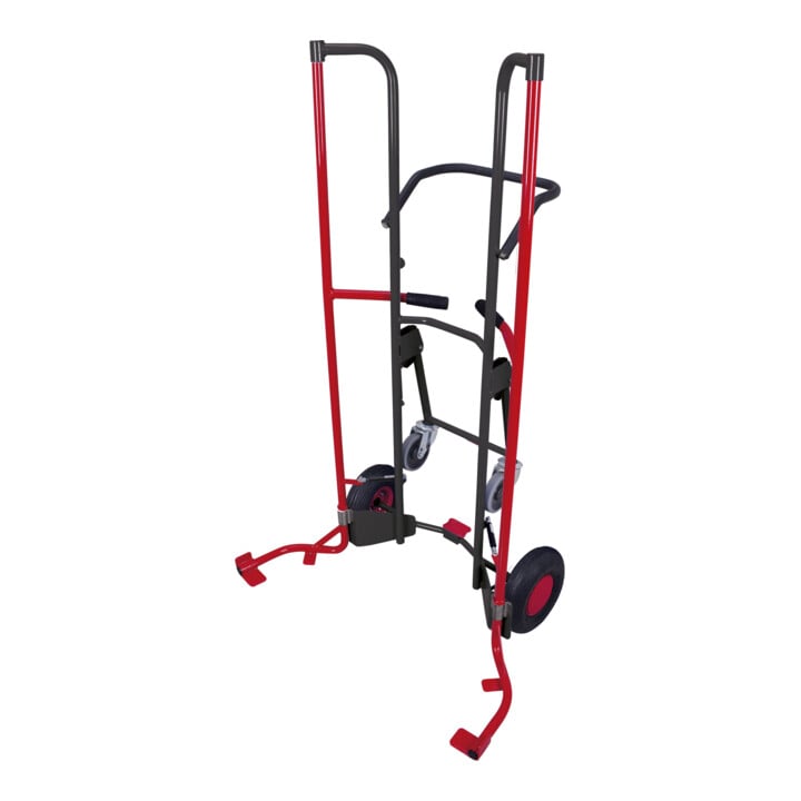 VARIOfit Reifenkarre mit 2 Stützrädern RAL 7016
