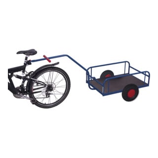 VARIOfit Remorque vélo sans ridelle, pneus gonflables