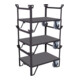VarioFit Rollplatte mit 2 Stirnwänden RAL 7016