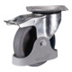 VARIOfit Roue de frein 160 × 40 mm gris électriquement conducteur