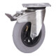 VARIOfit Roue de frein avec pneu gonflable 150 × 30 mm gris