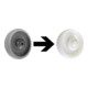 VARIOfit Roues en polyamide Ø 125 mm blanches, supplément par jeu