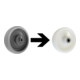 VARIOfit Roues en polyamide supplémentaires/set Ø 150 mm blanc