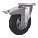 VARIOfit Roulette de frein avec pneu gonflable 200 × 50 mm noir