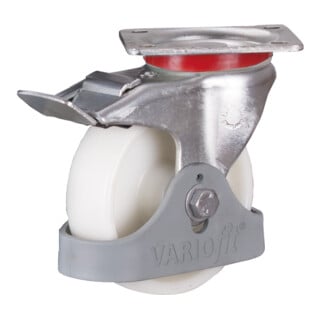 VARIOfit Roue de frein en polyamide 200 × 50 mm blanc