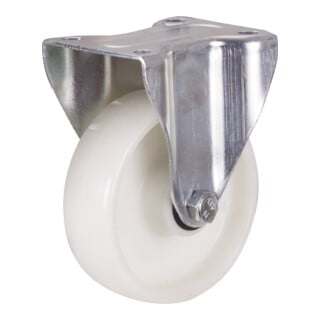 VARIOfit Roulette pivotante en polyamide blanc