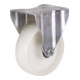 VARIOfit Roulette fixe polyamide 125 × 38 mm blanc