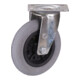 VARIOfit Roulette pivotante avec pneu gonflable 150 × 30 mm gris