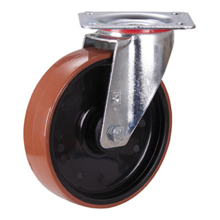 VARIOfit Roulette pivotante Polyuréthane 92° Shore A 235 mm