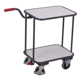 VARIOfit Roulettes à poignée ESD avec 2 surfaces de charge