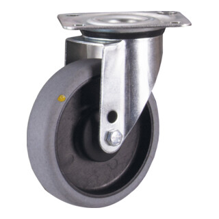 VARIOfit Ruota girevole, grigia, elettricamente conduttiva 200036