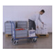VARIOfit Schiebebügelwagen, Thermoplastische Gummi-Bereifung-4