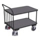 VARIOfit Schiebebügelwagen als Tischwagen RAL 7016