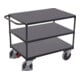 VARIOfit Schwerer Tischwagen 3 Ladeflächen RAL 7016