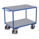 VARIOfit Schwerer Tischwagen mit 2 Zinkblechladeflächen 800505-1