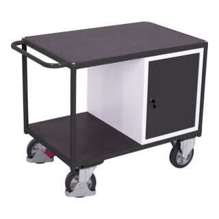 VARIOfit Schwerlast Werkstattwagen 2 Ladeflächen RAL 7016