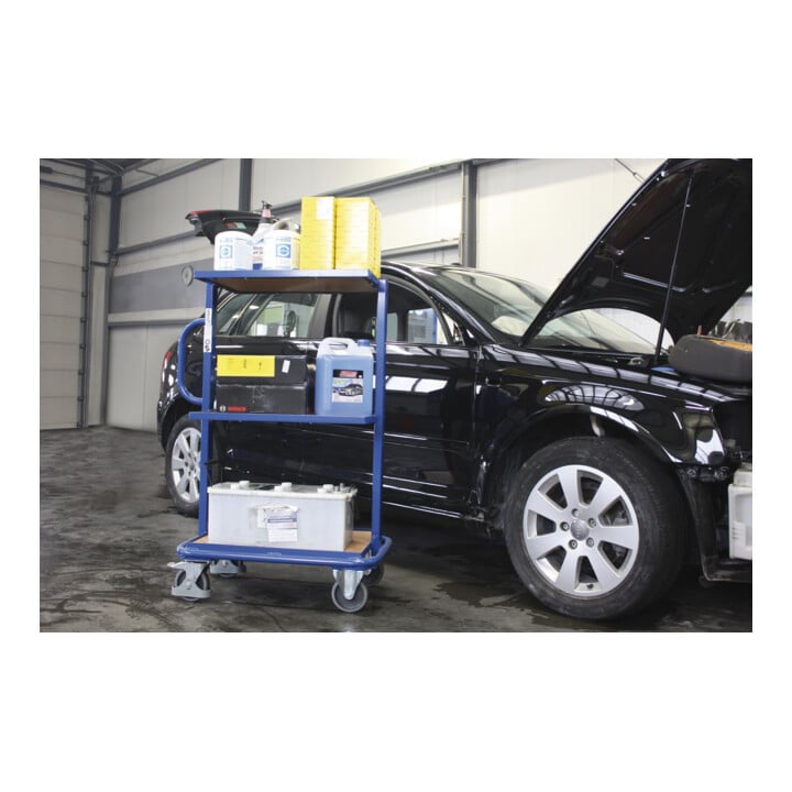 VARIOfit Servante d’appoint avec 3 étagères en bois