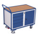 VARIOfit Servante d’atelier avec 1 plateau, 1 armoire et 4 tiroirs