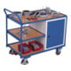 VARIOfit Servante d’atelier avec 3 plateaux et 1 armoire