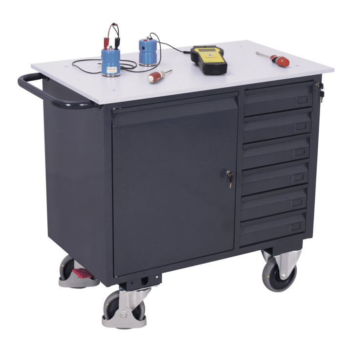 VARIOfit Servante d’atelier ESD avec 6 tiroirs