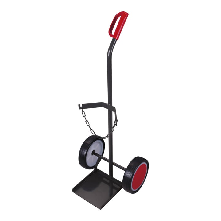 VARIOfit Stahlflaschenkarre für 1 Flasche 20-50 L RAL 7016