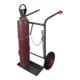 VARIOfit Stahlflaschenkarre für 2 Flaschen 40-50 L RAL 7016