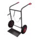 VARIOfit Stahlflaschenkarre für 2 Flaschen 40-50 L RAL 7016