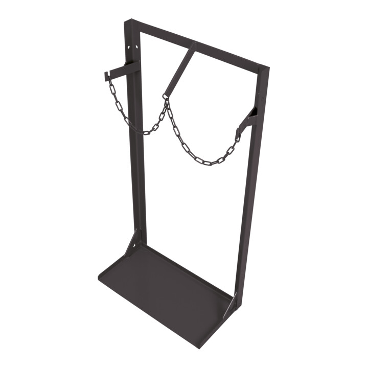 VARIOfit Stahlflaschenständer für 2 Flaschen 40-50 Ltr. RAL 7016