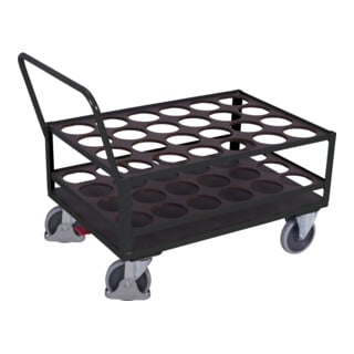 VarioFit Stahlflaschenwagen RAL 7016