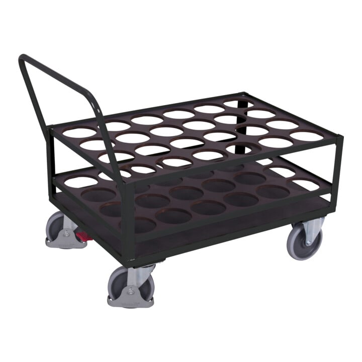 VARIOfit Stahlflaschenwagen RAL 7016