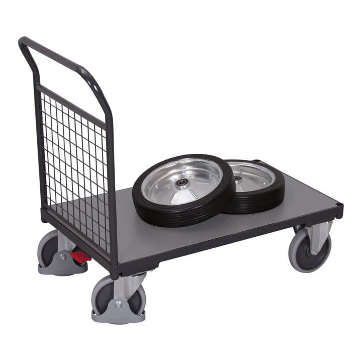 VARIOfit Stirnwandwagen mit Draht RAL 7016