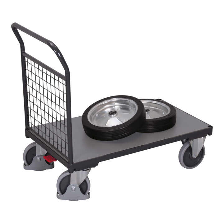 VARIOfit Stirnwandwagen mit Draht RAL 7016