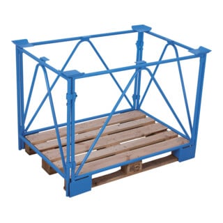 VARIOfit Palettaufsatz Type 68, 100010, charge maximale 2000 kg, RAL 5012 bleu clair