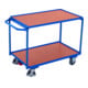 VARIOfit Tischwagen mit 2 Ladeflächen 835 x 495 mm Schiebegriff waagerecht