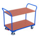 VARIOfit Tischwagen mit 2 Ladeflächen 850 x 500 mm 2 Schiebegriffe
