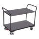 VARIOfit Tischwagen mit 2 Ladeflächen RAL 7016
