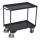 VARIOfit Tischwagen mit 2 Ladeflächen RAL 7016