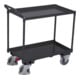 VARIOfit Tischwagen mit 2 Ladeflächen RAL 7016