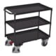 VarioFit Tischwagen mit 3 Ladeflächen RAL 7016