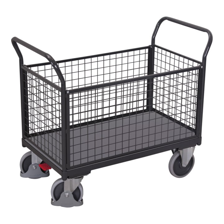 VARIOfit Vierwandwagen mit Draht RAL 7016