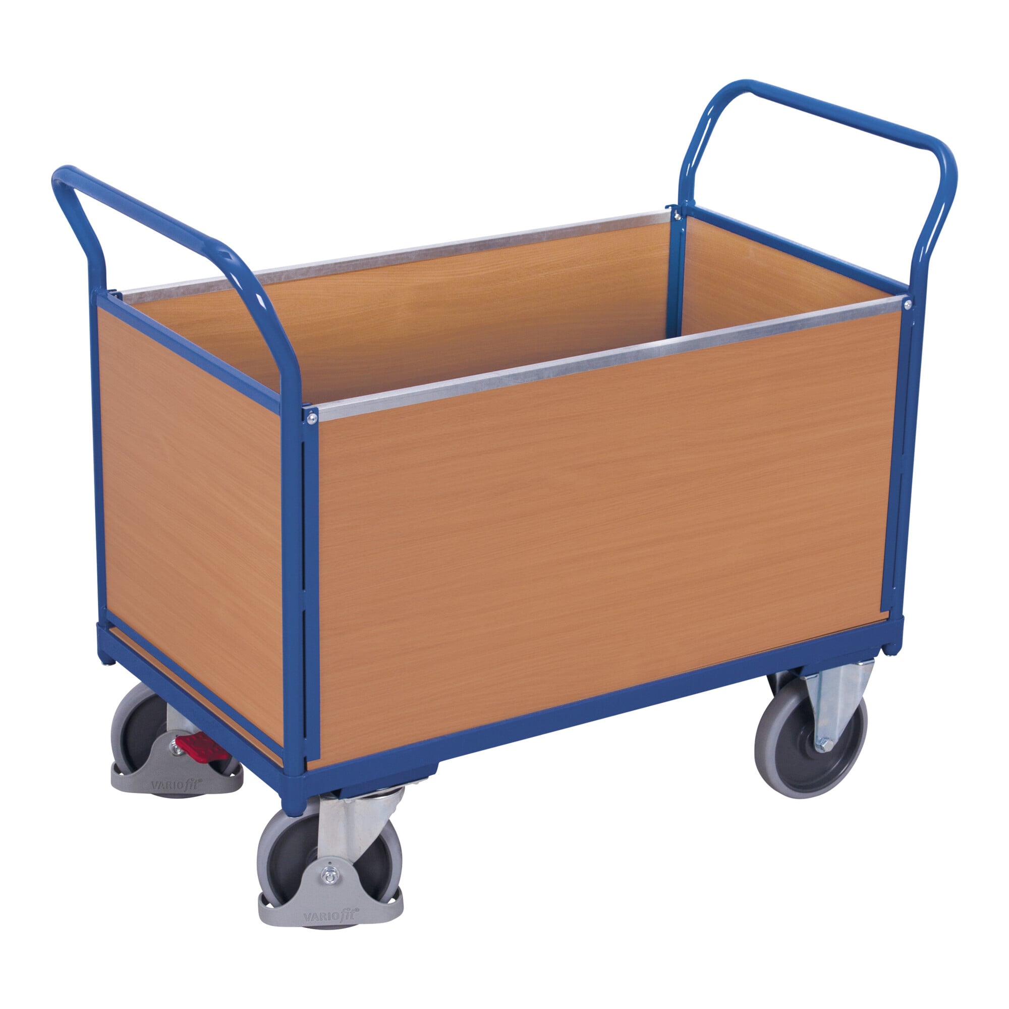 VARIOfit Vierwandwagen mit Holz 850 x 450 mm ; Cordes